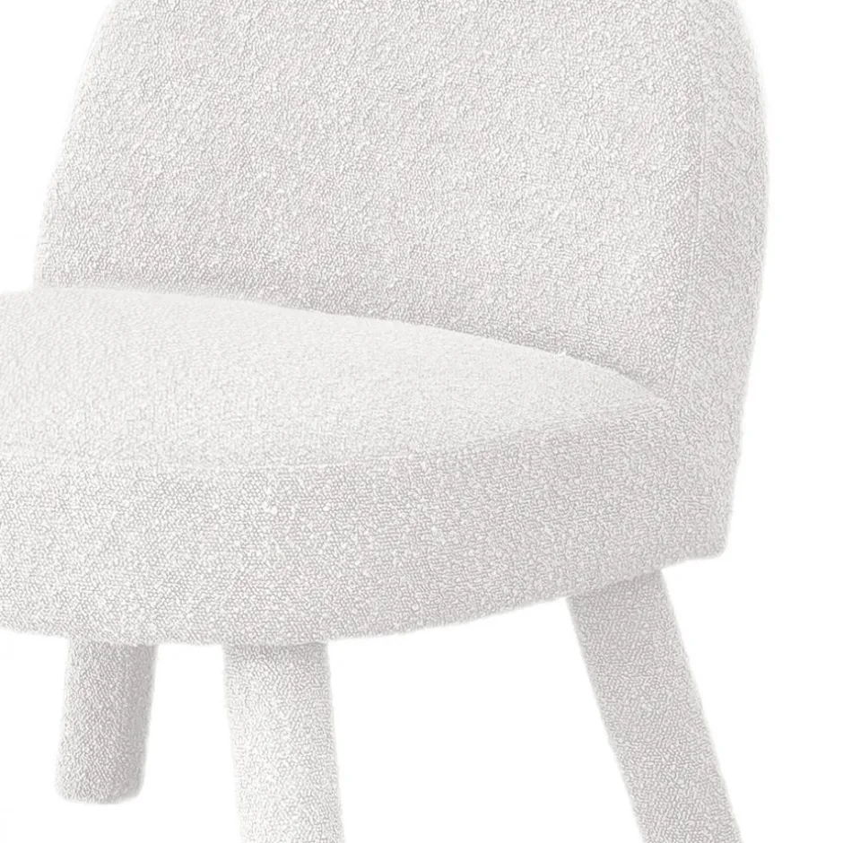 Best Drawer ABICA Fauteuil en tissu bouclette