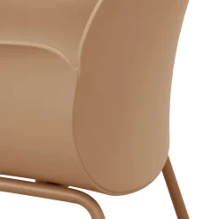 Discount Drawer ACAPULCO Lot de 4 fauteuils de table intérieur et extérieur en plastique et métal