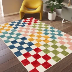 Sale Drawer Addo – Tapis intérieur et extérieur à motif géométrique