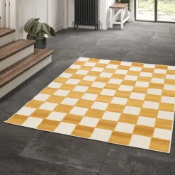 Outlet Drawer Addo – Tapis intérieur et extérieur à motif géométrique