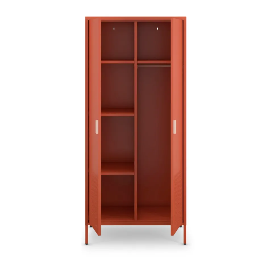 Online Drawer ADEL Armoire 2 portes en métal H180cm
