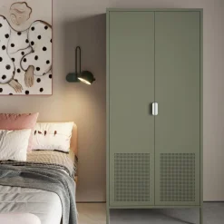 Online Drawer ADEL Armoire 2 portes en métal H180cm