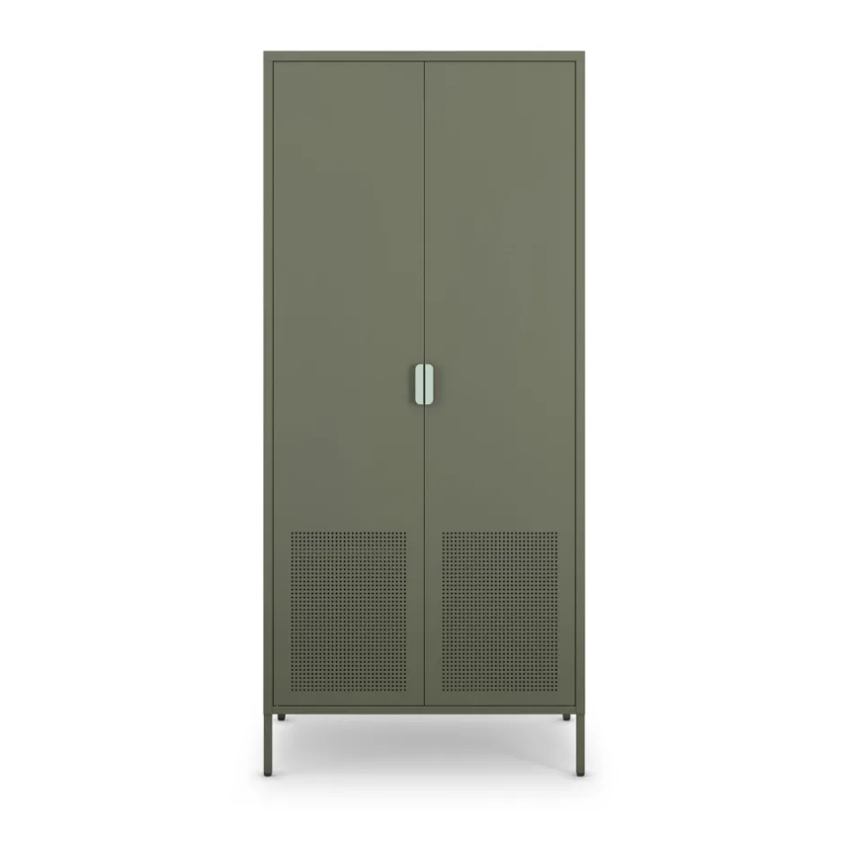 Online Drawer ADEL Armoire 2 portes en métal H180cm