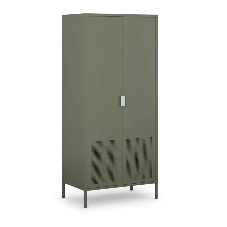 Online Drawer ADEL Armoire 2 portes en métal H180cm