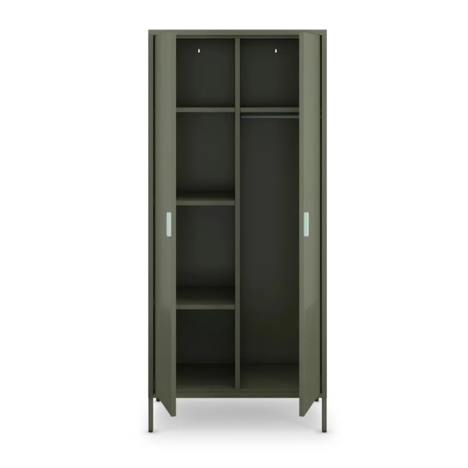 Online Drawer ADEL Armoire 2 portes en métal H180cm