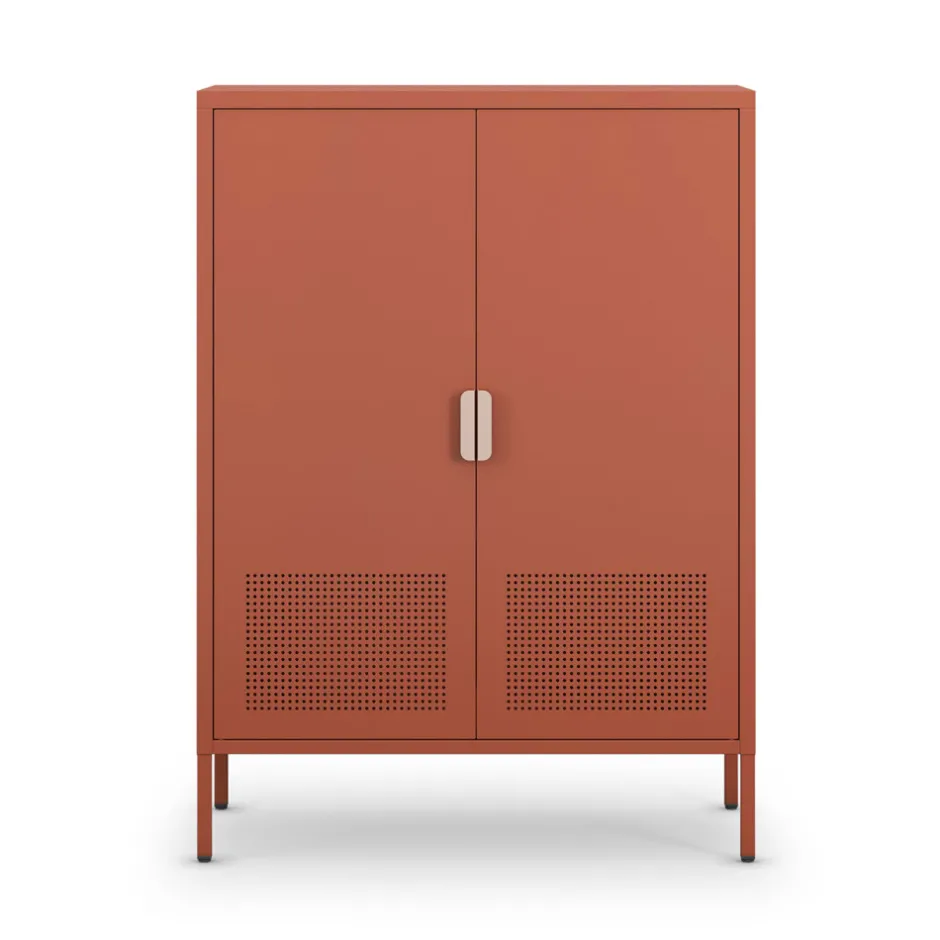 Clearance Drawer ADEL Buffet haut 2 portes en métal H110cm