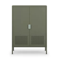 Clearance Drawer ADEL Buffet haut 2 portes en métal H110cm