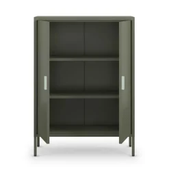 Clearance Drawer ADEL Buffet haut 2 portes en métal H110cm