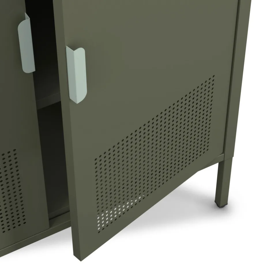 Clearance Drawer ADEL Buffet haut 2 portes en métal H110cm