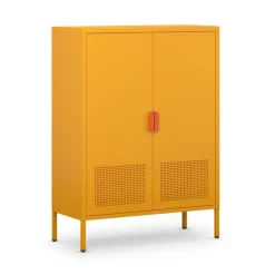 Clearance Drawer ADEL Buffet haut 2 portes en métal H110cm