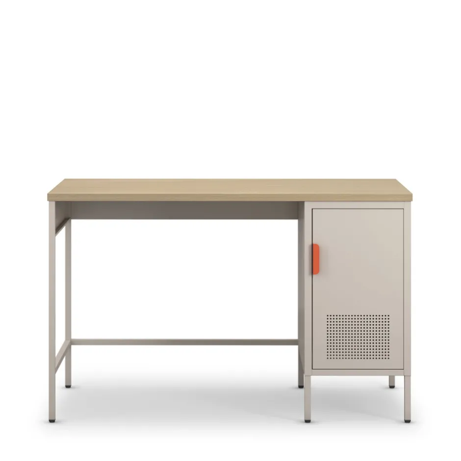 Hot Drawer ADEL Bureau 1 porte en métal L120cm