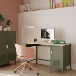 Hot Drawer ADEL Bureau 1 porte en métal L120cm