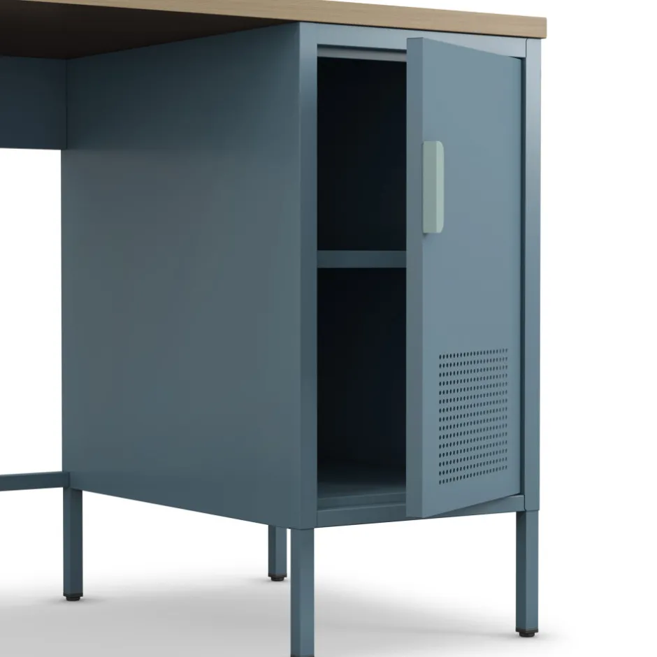 Hot Drawer ADEL Bureau 1 porte en métal L120cm