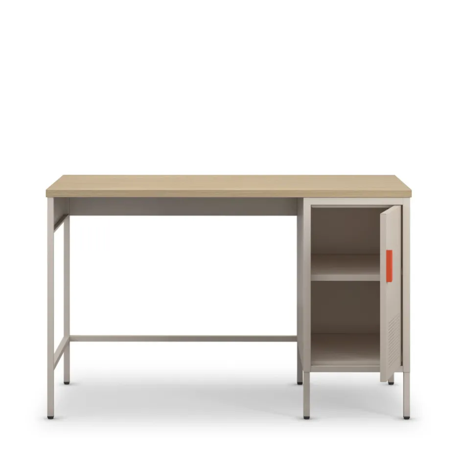 Hot Drawer ADEL Bureau 1 porte en métal L120cm