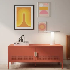 Hot Drawer ADEL Meuble TV 2 portes en métal L120cm