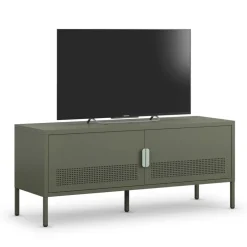 Hot Drawer ADEL Meuble TV 2 portes en métal L120cm