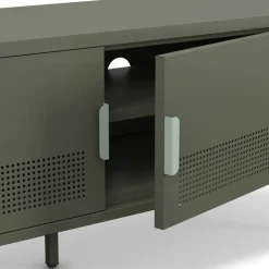 Hot Drawer ADEL Meuble TV 2 portes en métal L120cm