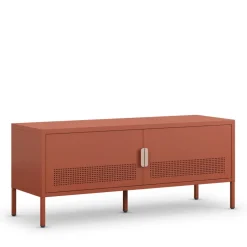 Hot Drawer ADEL Meuble TV 2 portes en métal L120cm