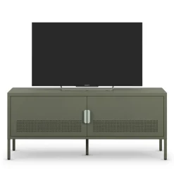 Hot Drawer ADEL Meuble TV 2 portes en métal L120cm
