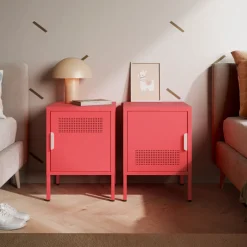 Discount Drawer ADEL Table de chevet 1 porte en métal L40cm