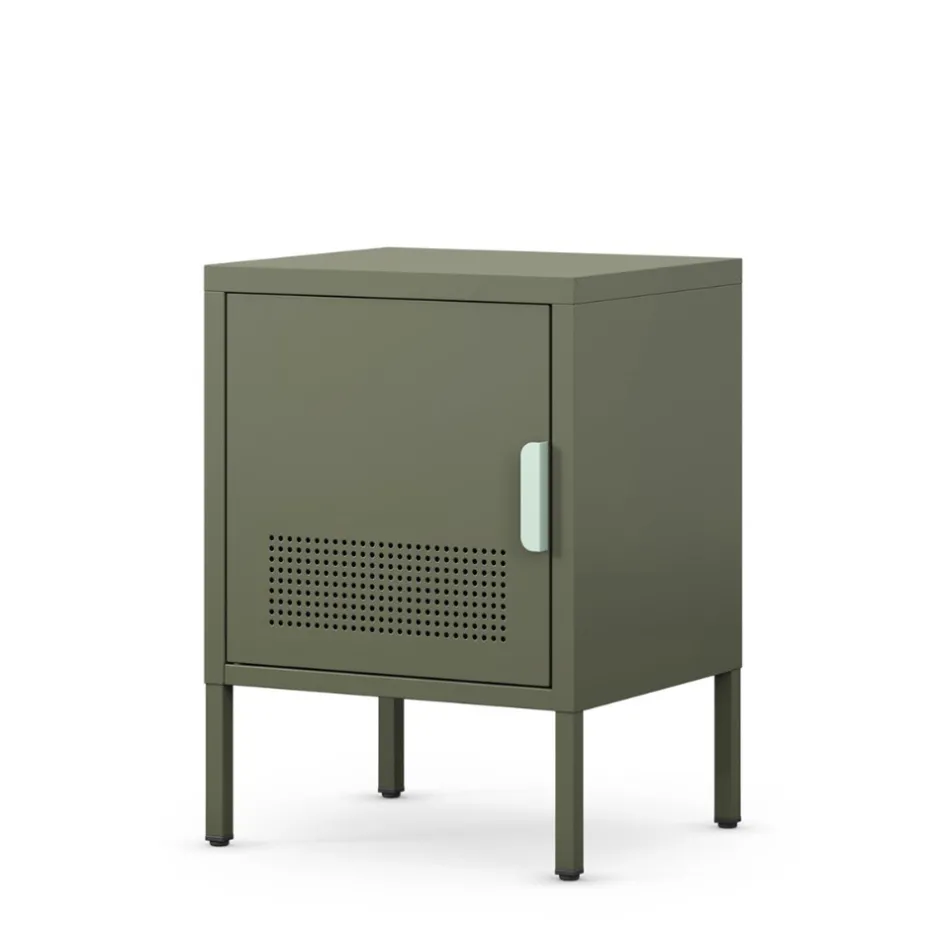 Discount Drawer ADEL Table de chevet 1 porte en métal L40cm