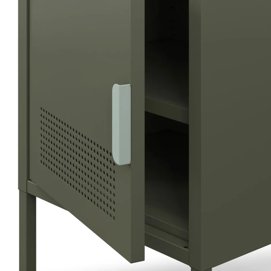 Discount Drawer ADEL Table de chevet 1 porte en métal L40cm