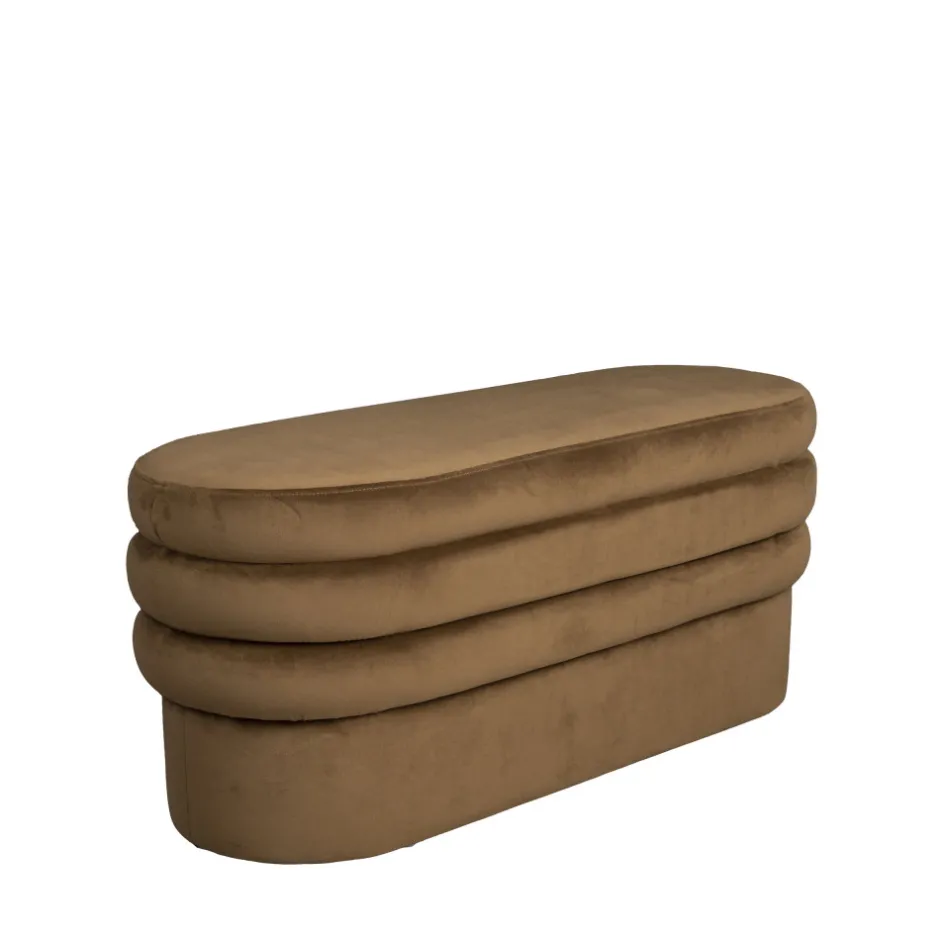 Online Dutchbone ADITI Banc en velours L93cm