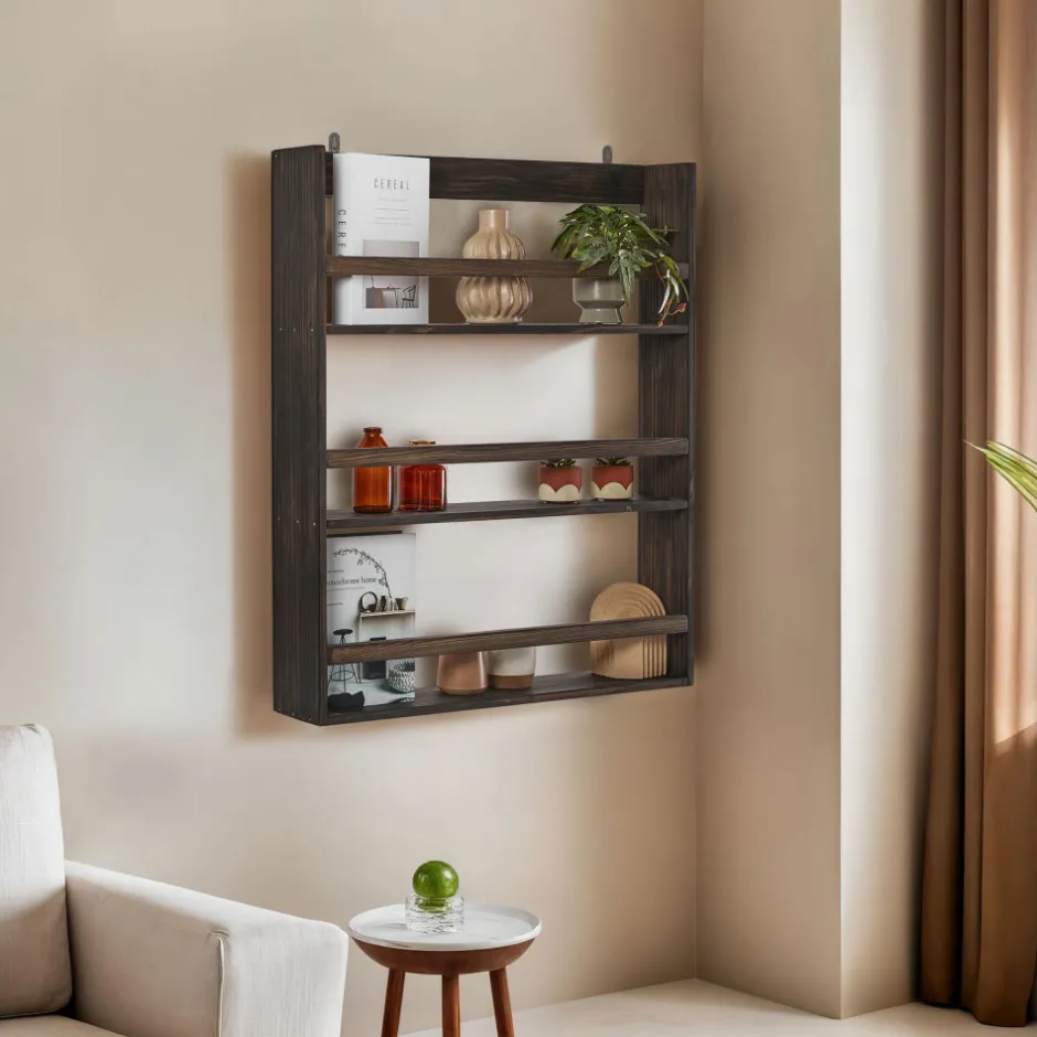 Clearance Drawer AKI Étagère murale en bois L73cm