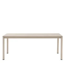 Outlet House Nordic ALCUDIA Table à manger 8 personnes en céramique et métal