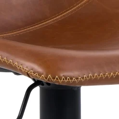 Online Drawer ANARTIA Tabouret de bar réglable en simili et métal H61-83cm