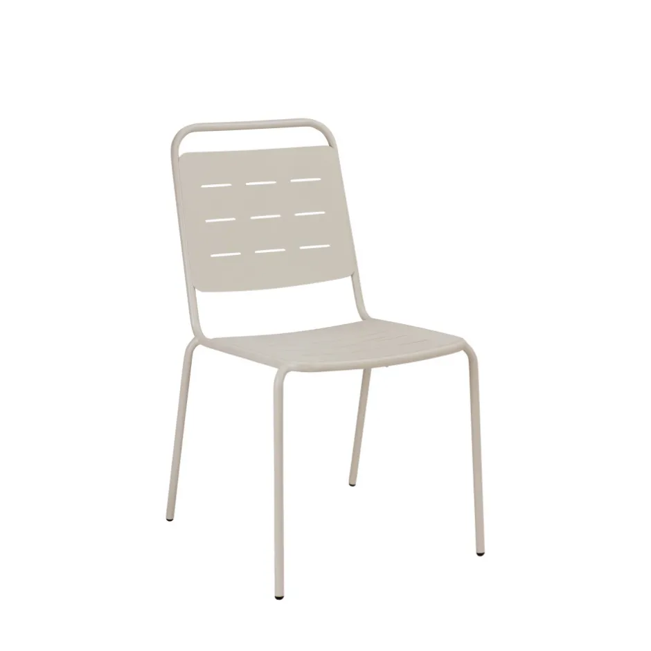 Best Drawer ARIA Lot de 4 chaises de jardin en métal