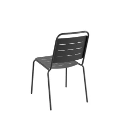 Best Drawer ARIA Lot de 4 chaises de jardin en métal