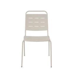 Best Drawer ARIA Lot de 4 chaises de jardin en métal