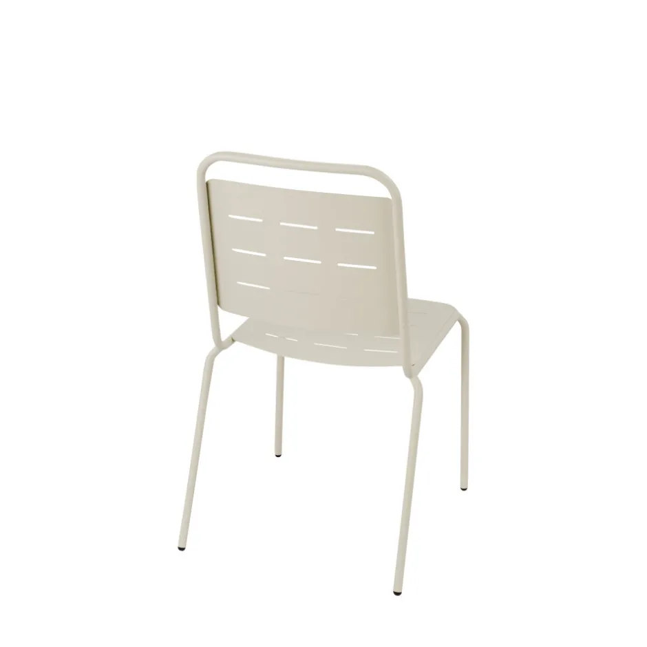 Best Drawer ARIA Lot de 4 chaises de jardin en métal