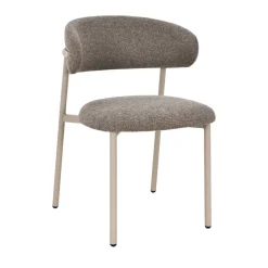 Best Drawer ARIA Lot de 2 chaises en tissu pieds beiges