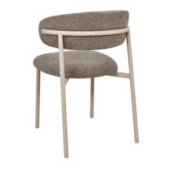 Best Drawer ARIA Lot de 2 chaises en tissu pieds beiges