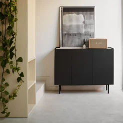 Hot Teulat ARISTA Buffet en bois 3 portes 3 tiroirs L110cm