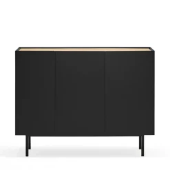 Hot Teulat ARISTA Buffet en bois 3 portes 3 tiroirs L110cm
