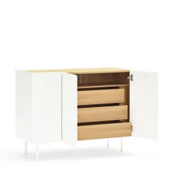 Hot Teulat ARISTA Buffet en bois 3 portes 3 tiroirs L110cm