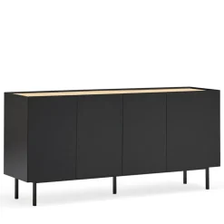 Best Teulat ARISTA Buffet en bois 4 portes 3 tiroirs L165cm