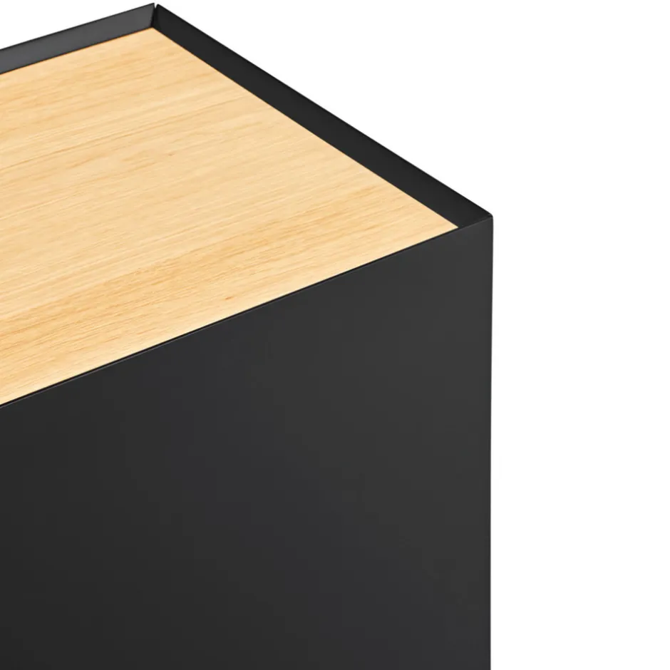 Best Teulat ARISTA Buffet en bois 4 portes 3 tiroirs L165cm