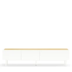 Outlet Teulat ARISTA Meuble TV en bois 1 porte 2 tiroirs L180cm