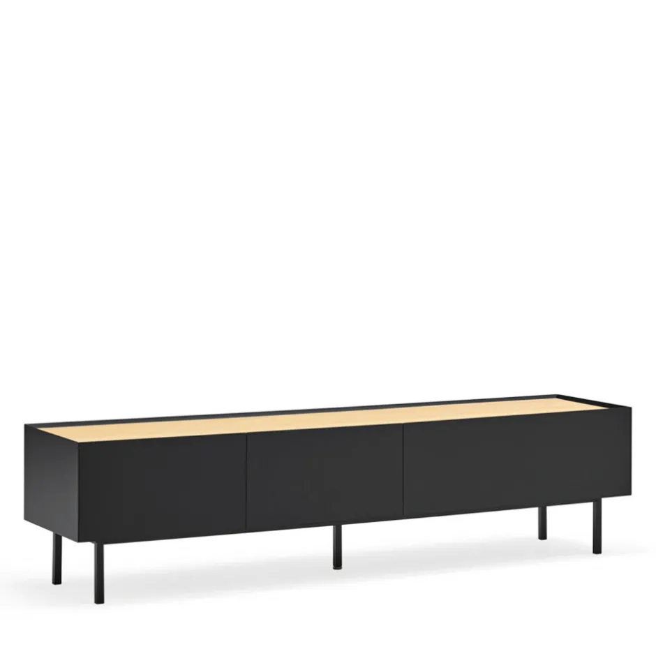 Outlet Teulat ARISTA Meuble TV en bois 1 porte 2 tiroirs L180cm