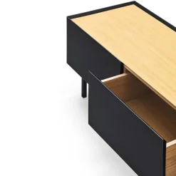 Outlet Teulat ARISTA Meuble TV en bois 1 porte 2 tiroirs L180cm
