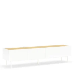 Outlet Teulat ARISTA Meuble TV en bois 1 porte 2 tiroirs L180cm