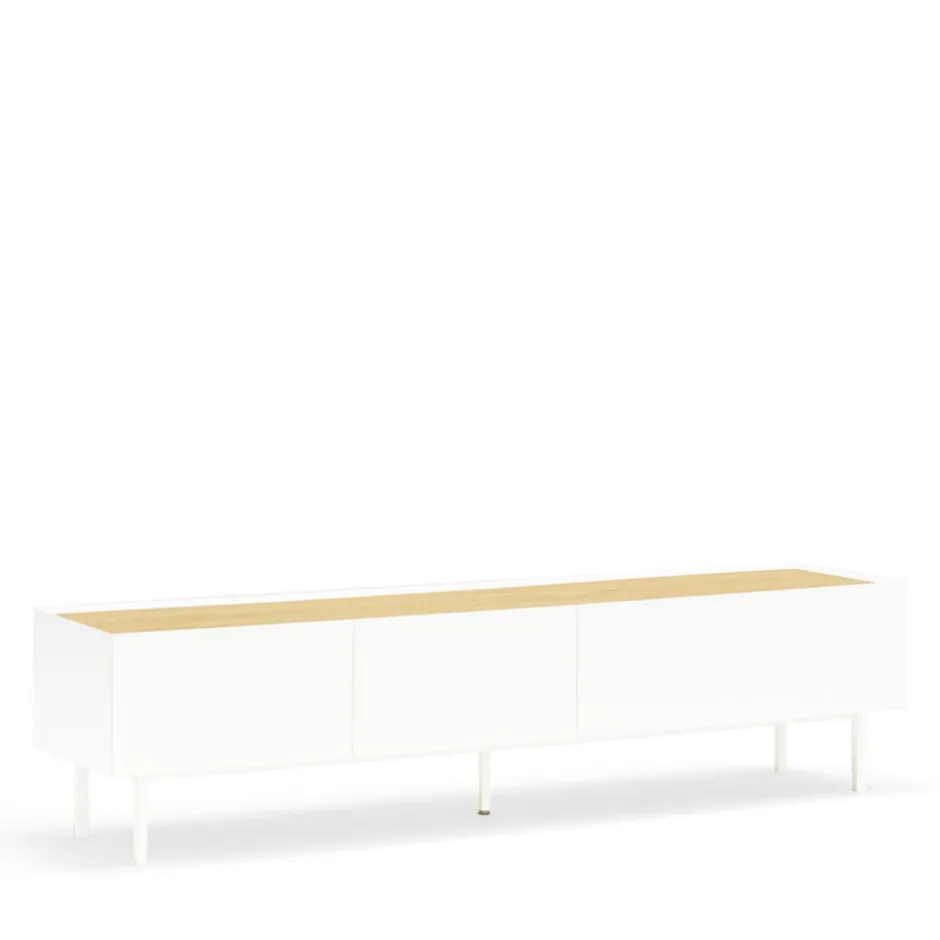 Outlet Teulat ARISTA Meuble TV en bois 1 porte 2 tiroirs L180cm