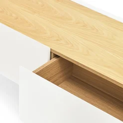 Outlet Teulat ARISTA Meuble TV en bois 1 porte 2 tiroirs L180cm