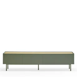 Outlet Teulat ARISTA Meuble TV en bois 1 porte 2 tiroirs L180cm