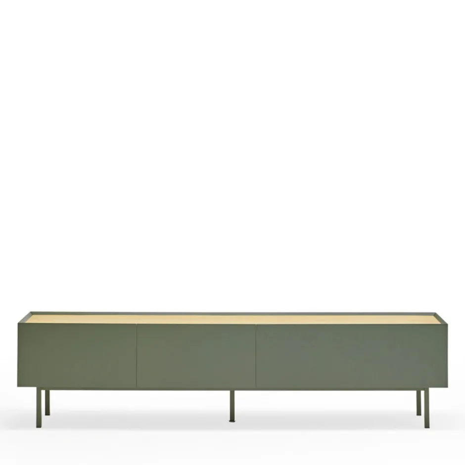 Outlet Teulat ARISTA Meuble TV en bois 1 porte 2 tiroirs L180cm