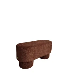 Online Drawer ARLO Banc arrondie en tissu bouclette L92cm
